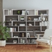 LOFT XL כוננית מדפים רוחב צבע לבן